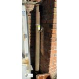 A Victorian cast iron Doric Pillar, 75in high