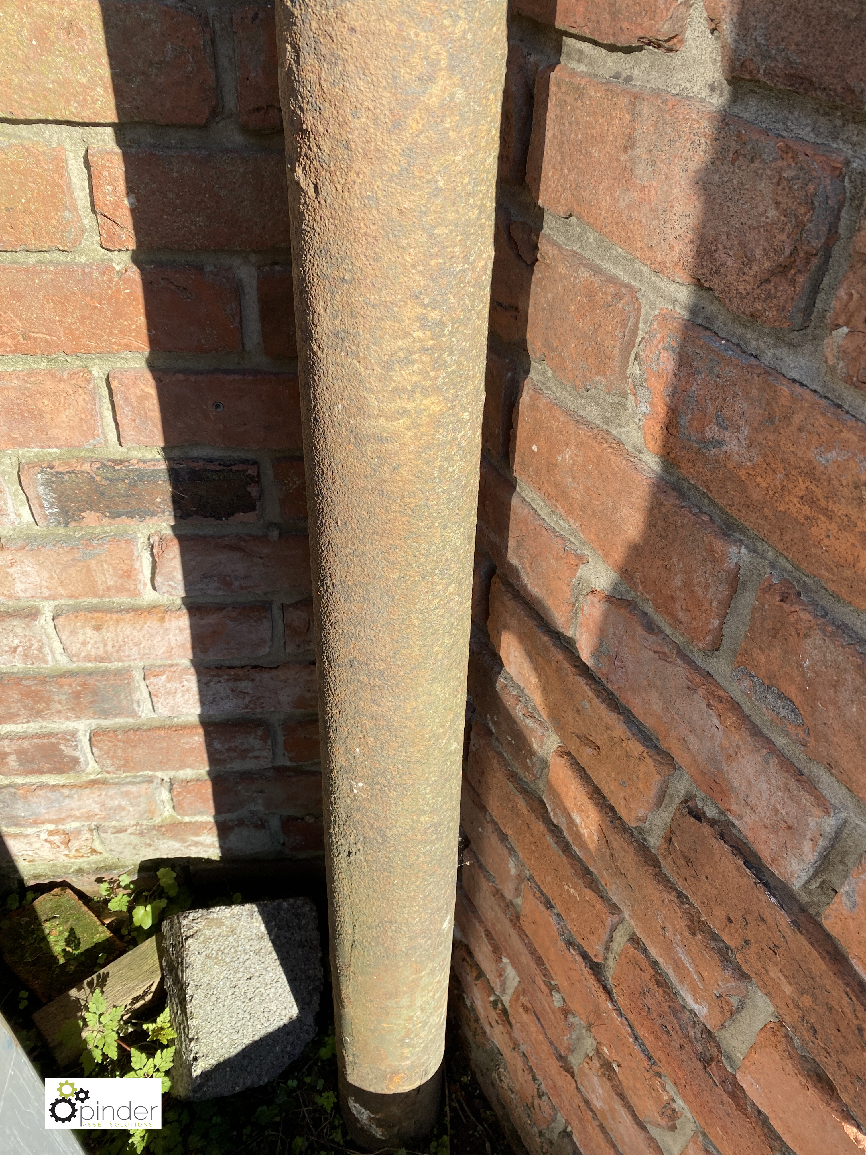 A Victorian cast iron Doric Pillar, 75in high - Bild 3 aus 4