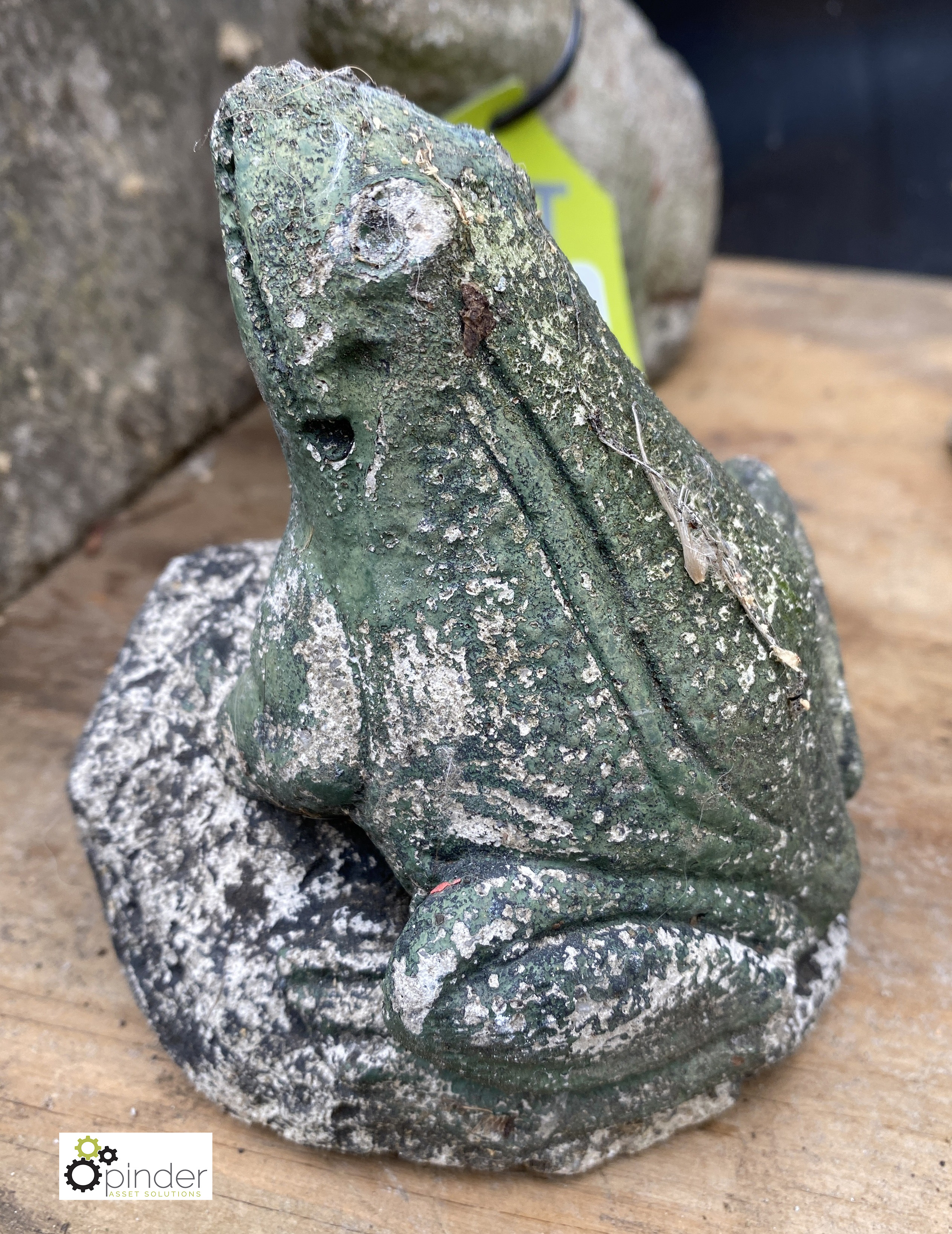 Reconstituted Stone Animals comprising rabbit, frog and mole - Image 6 of 7