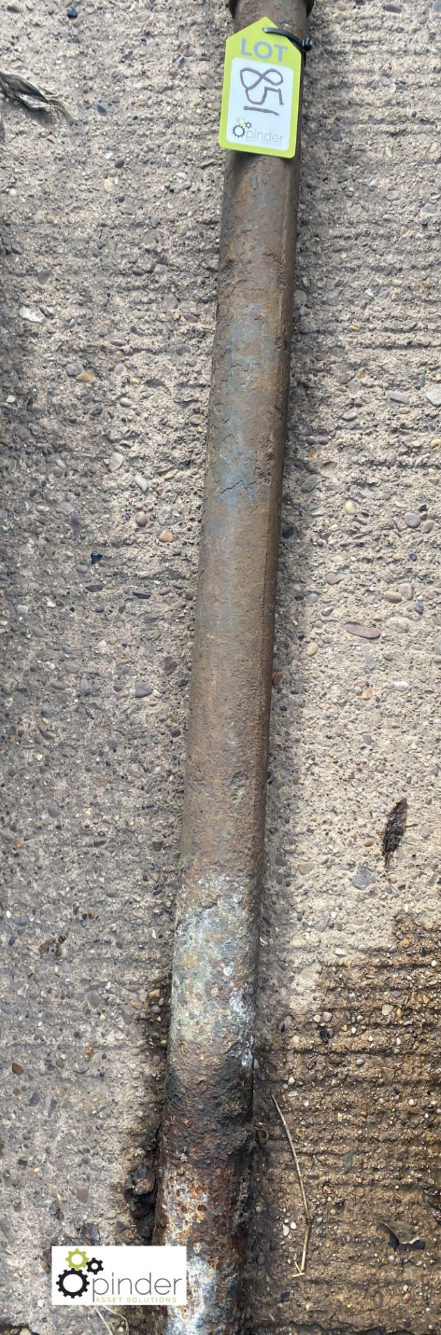 A Victorian cast iron Tethering Pole, 52in high - Image 4 of 5