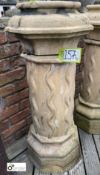 Doulton & Co Lambeth decorative Chimney Pot, 43in high