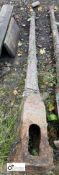 An original Victorian decorative cast iron Lamp Post, 130in high (Located at Deep Lane,