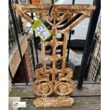 A pair original cast iron Conservatory Table Bases, circa 1900, 28in high