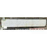 A vintage Road Sign ‘9-18 Grasmere’