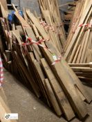 Quantity various Seasoned Oak and Softwood Beams and Offcuts