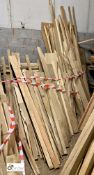 Large quantity Seasoned Oak Beams and Lengths, Softwood, etc, up to 100in long