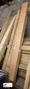 2 Softwood Beams, 9½in x 4in x 122in long and 3 Seasoned Oak Beams, 6in wide x 120in long