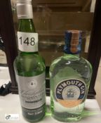 Bottle Plymouth Gin, 70cl and Bottle Christopher’s Gun, 70cl