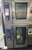 Rational twin oven Cooking Centre, comprising SCC WE61 6-tray oven and SCC WE 101 10-tray oven,