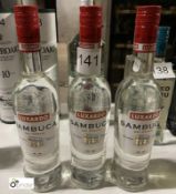 3 Bottles Luxardo Sambuca, 70cl