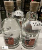 2 Bottles Dartmoor Best Gin, Navy Strength, 57%, 70cl