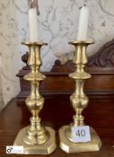Pair brass Candlesticks, 260mm tall