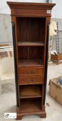 Mahogany tall Bookcase/Cabinet, 500mm x 360mm x 1760mm