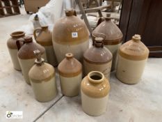 10 various sized Earthenware Cider Jars/Pots