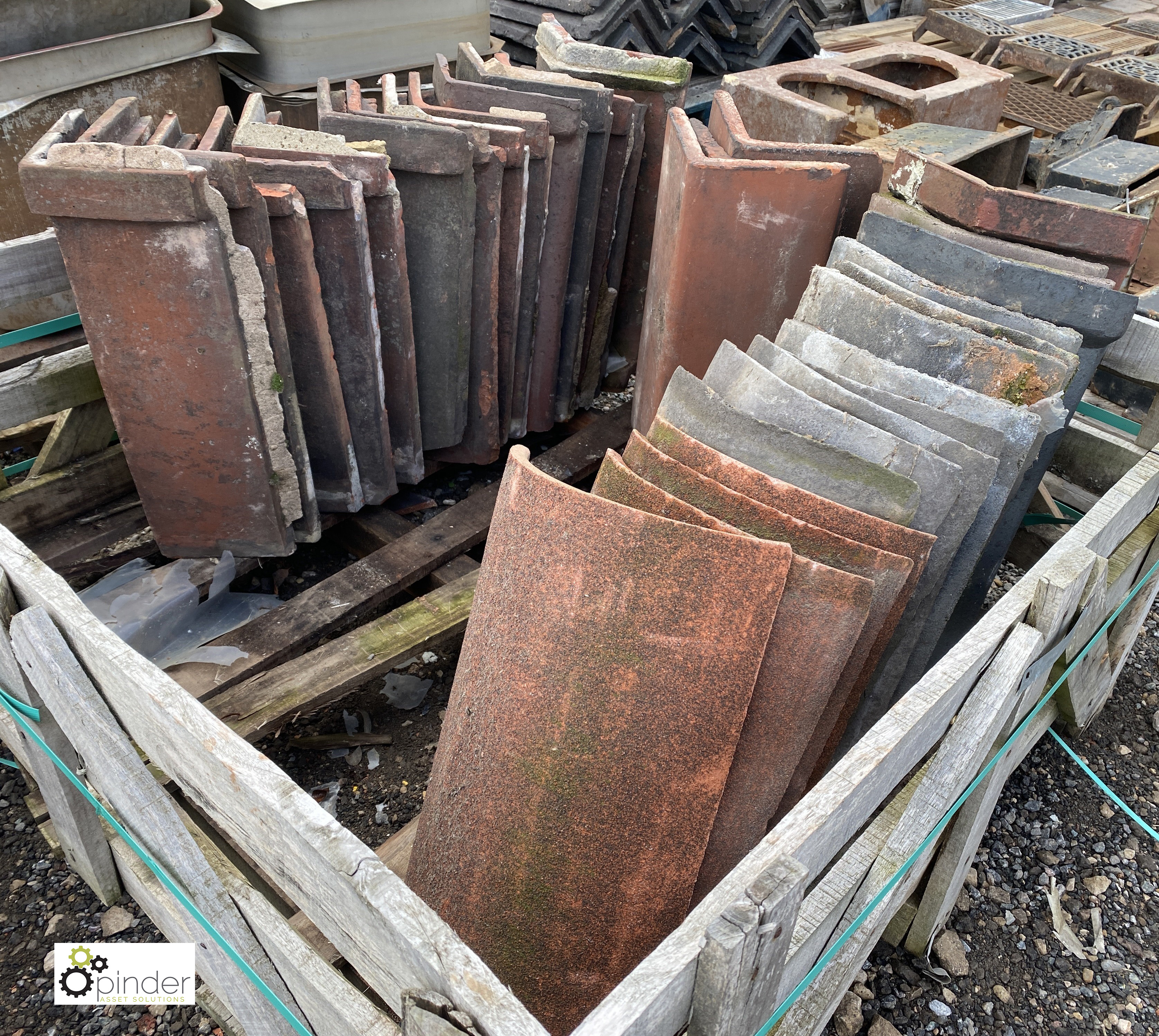 A quantity various reclaimed Roof Ridges, to crate - Image 4 of 5