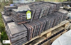 A large quantity reclaimed dignus sandstorm Roofing Tiles, to 2 crates and pallet