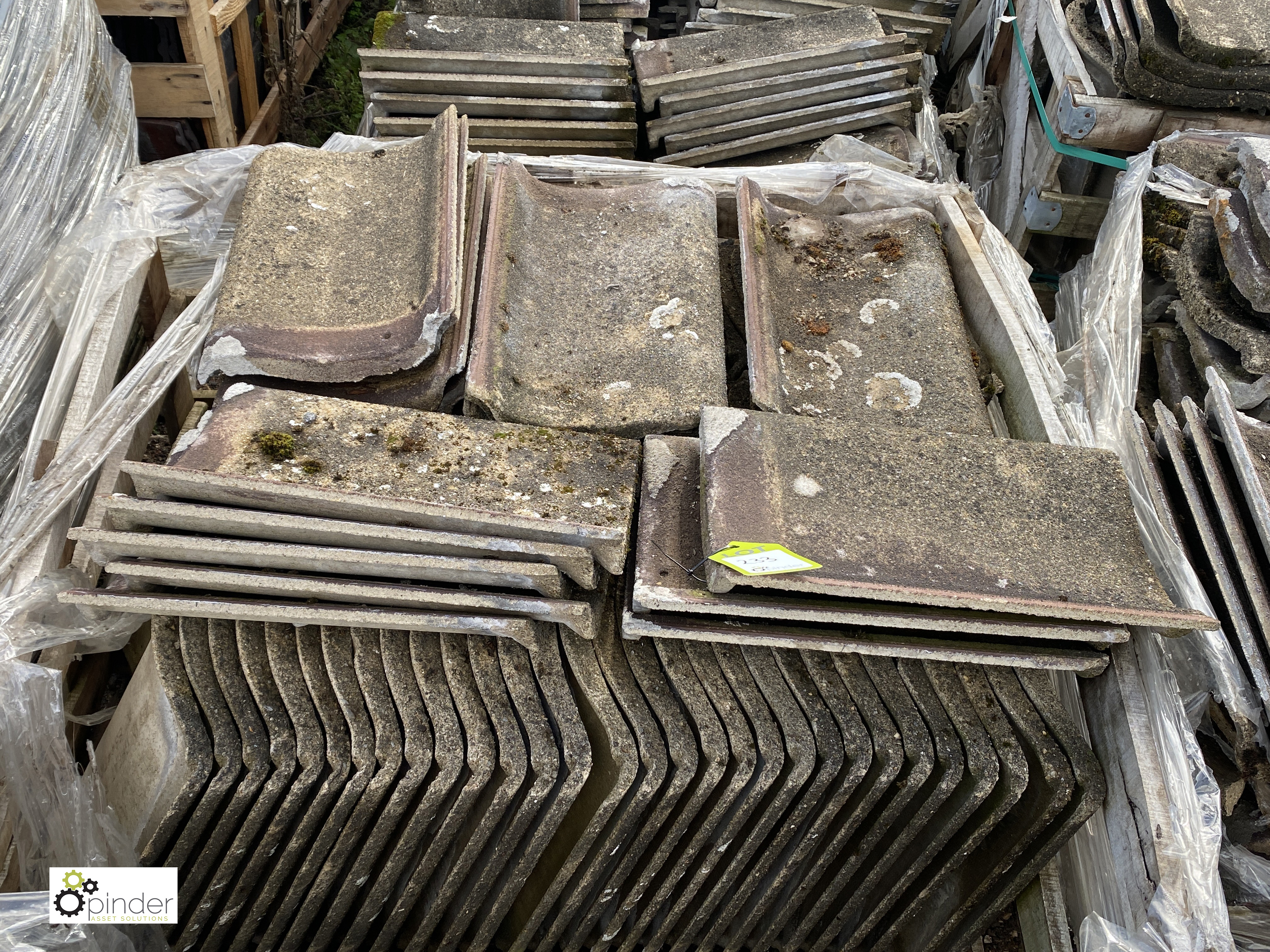 A large quantity reclaimed concrete Pantiles, to 6 crates - Image 8 of 12