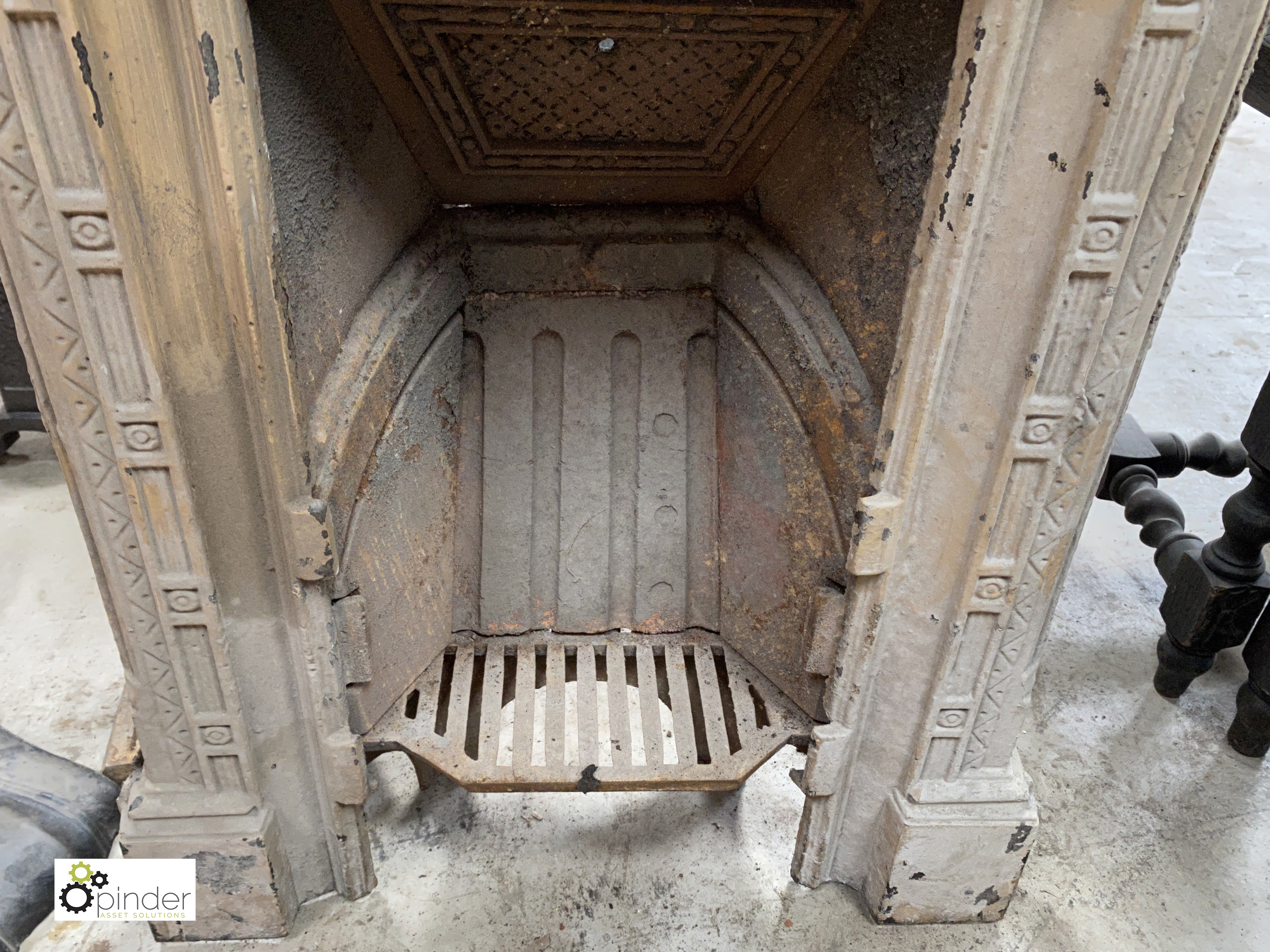 A cast iron combination Victorian Bedroom Fireplace, 910mm high x 670mm wide - Image 5 of 6