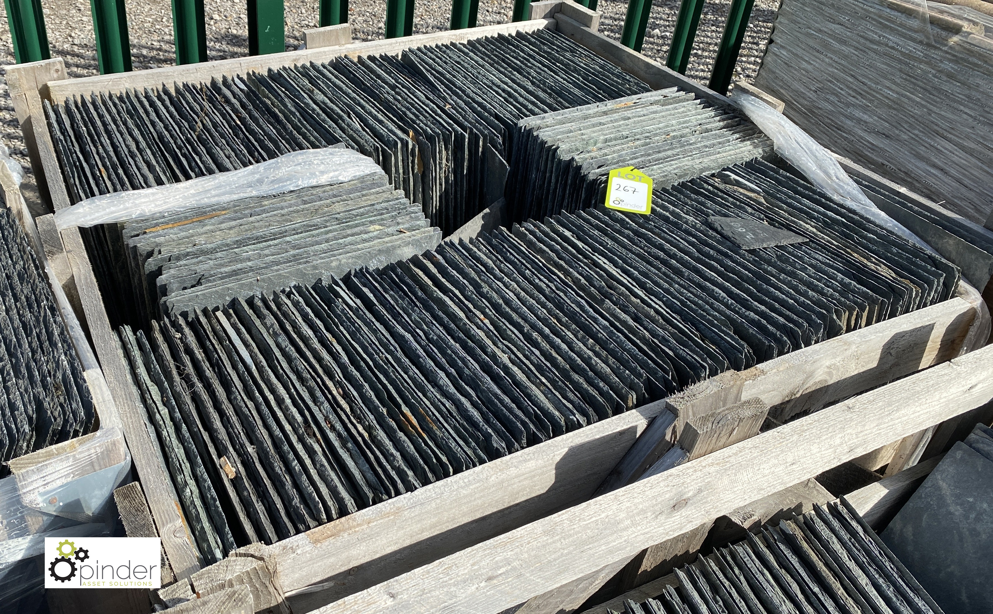 A large quantity Roof Slates and Halves, to crate