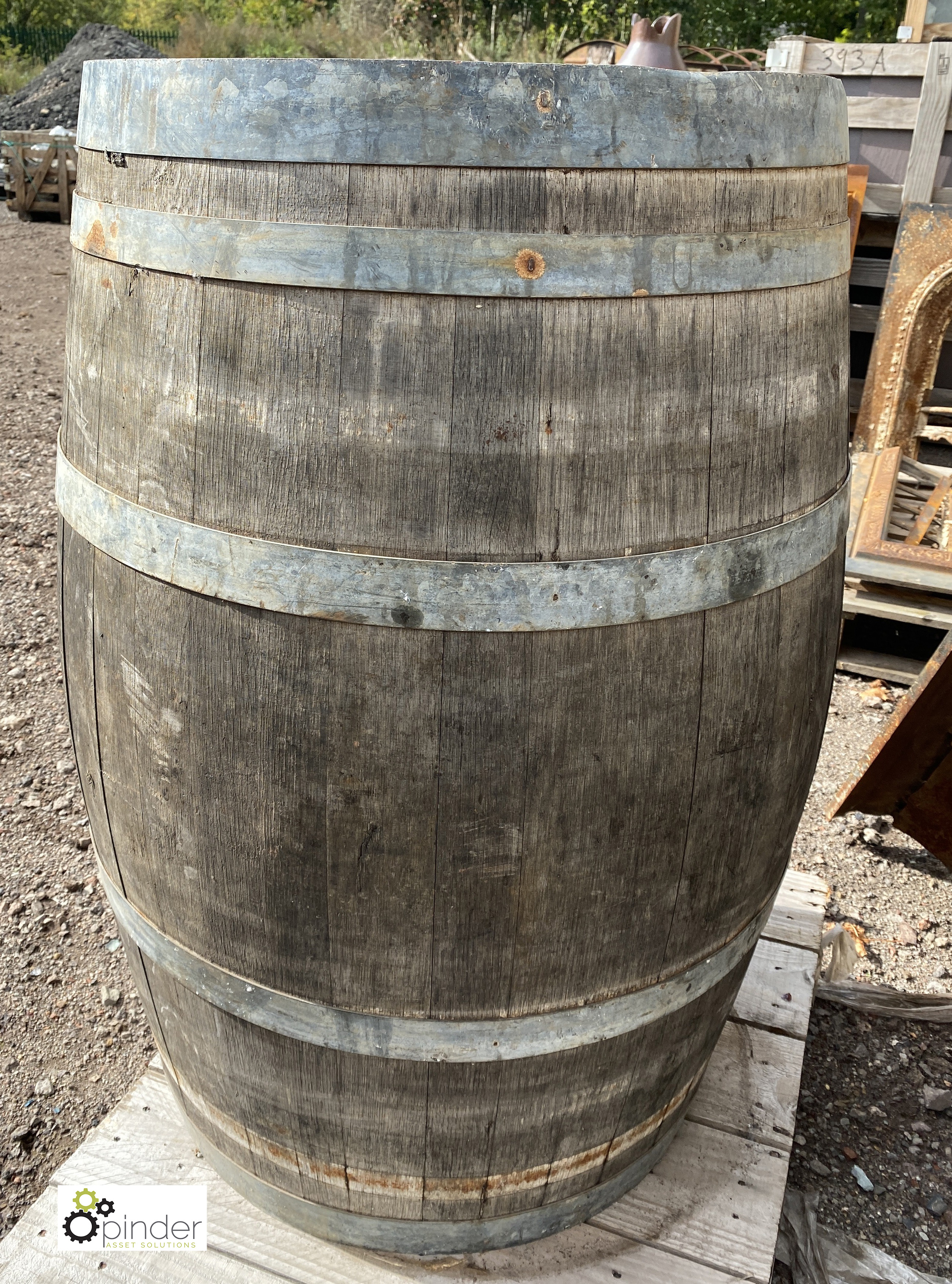 A reclaimed Whiskey Barrel - Image 3 of 4