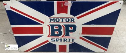 A Hand Painting of BP Repro Sign on wood, 470mm high x 760mm wide