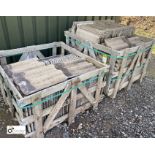 A quantity reclaimed double Roman Roof Tiles, to 2 crates