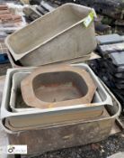 A quantity various reclaimed metal Sinks, to pallet