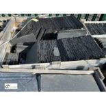 A large quantity Roof Slates, 16in x 12in, to crate