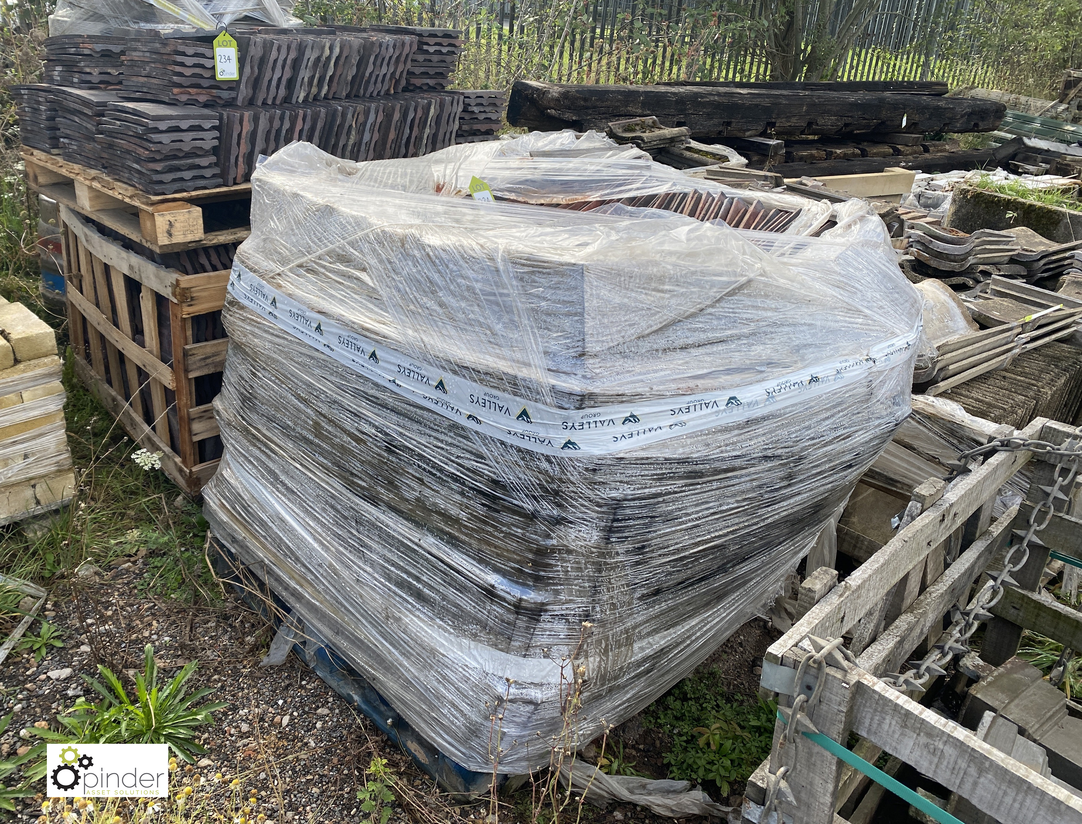 A large quantity reclaimed concrete Pantiles, to 6 crates - Image 11 of 12