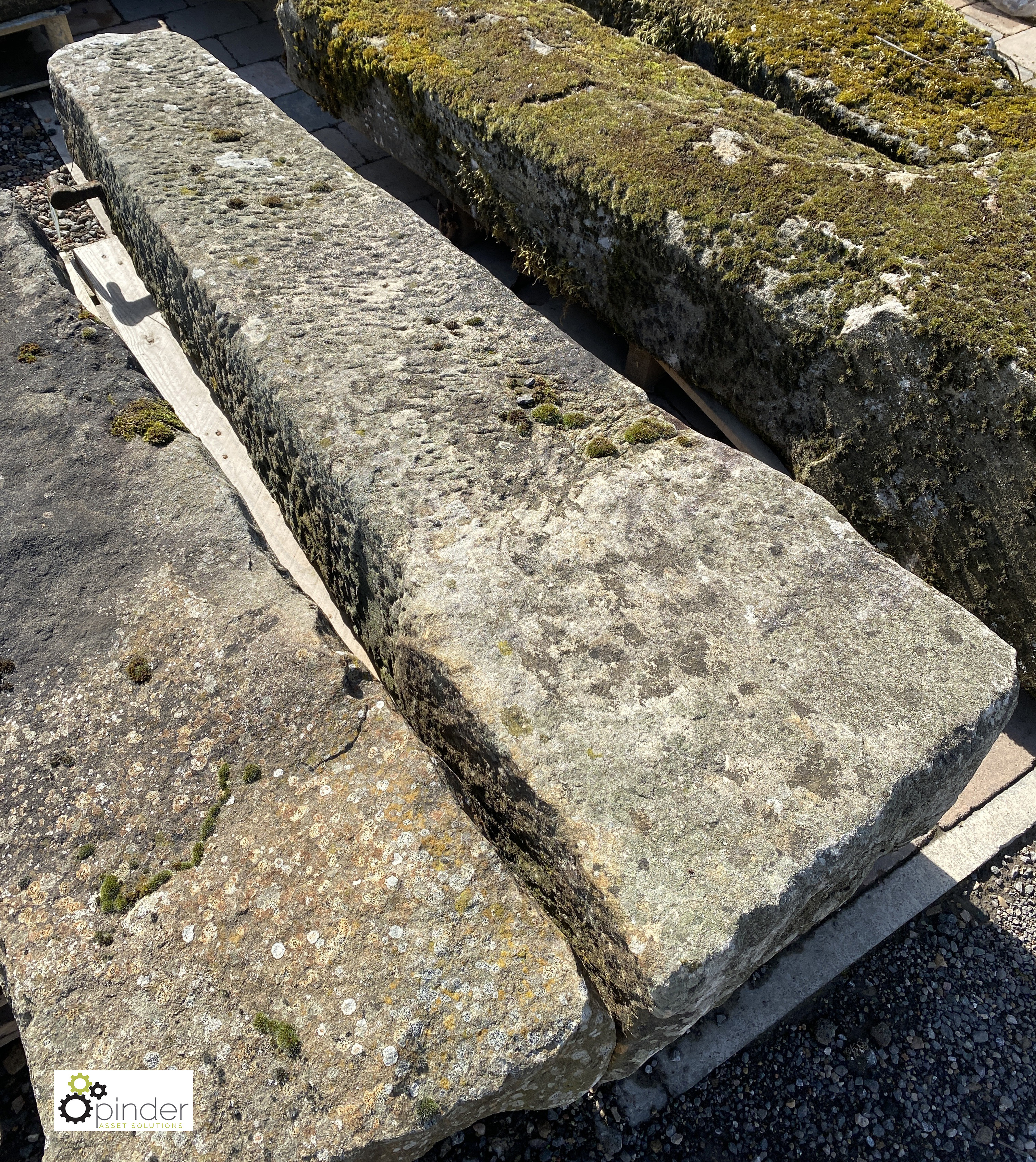 A reclaimed gritstone Post, 1700mm high - Image 2 of 5