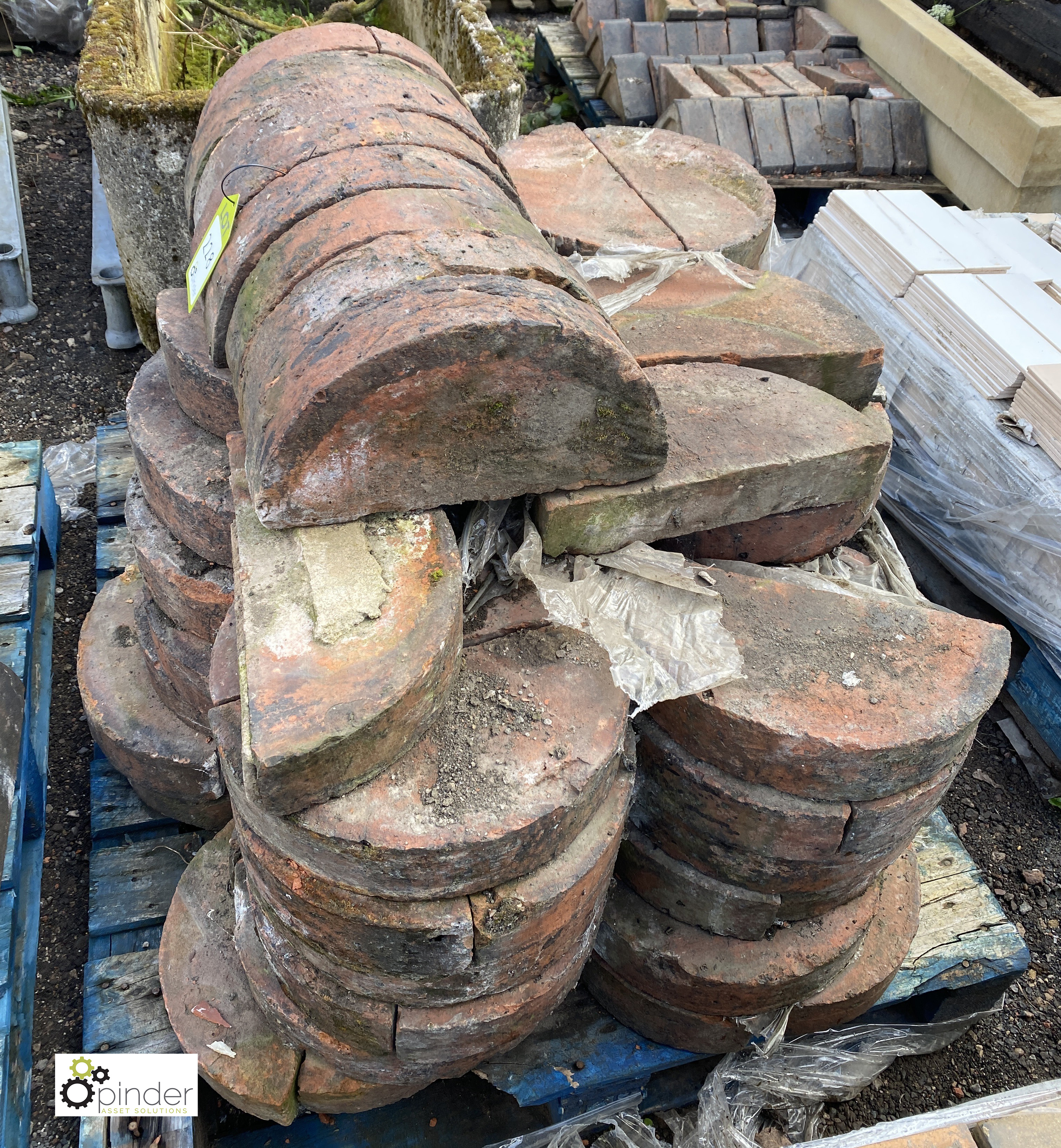 Approx. 85 reclaimed half round Coping Bricks, 7in high x 13in wide x 3in thick - Image 5 of 6