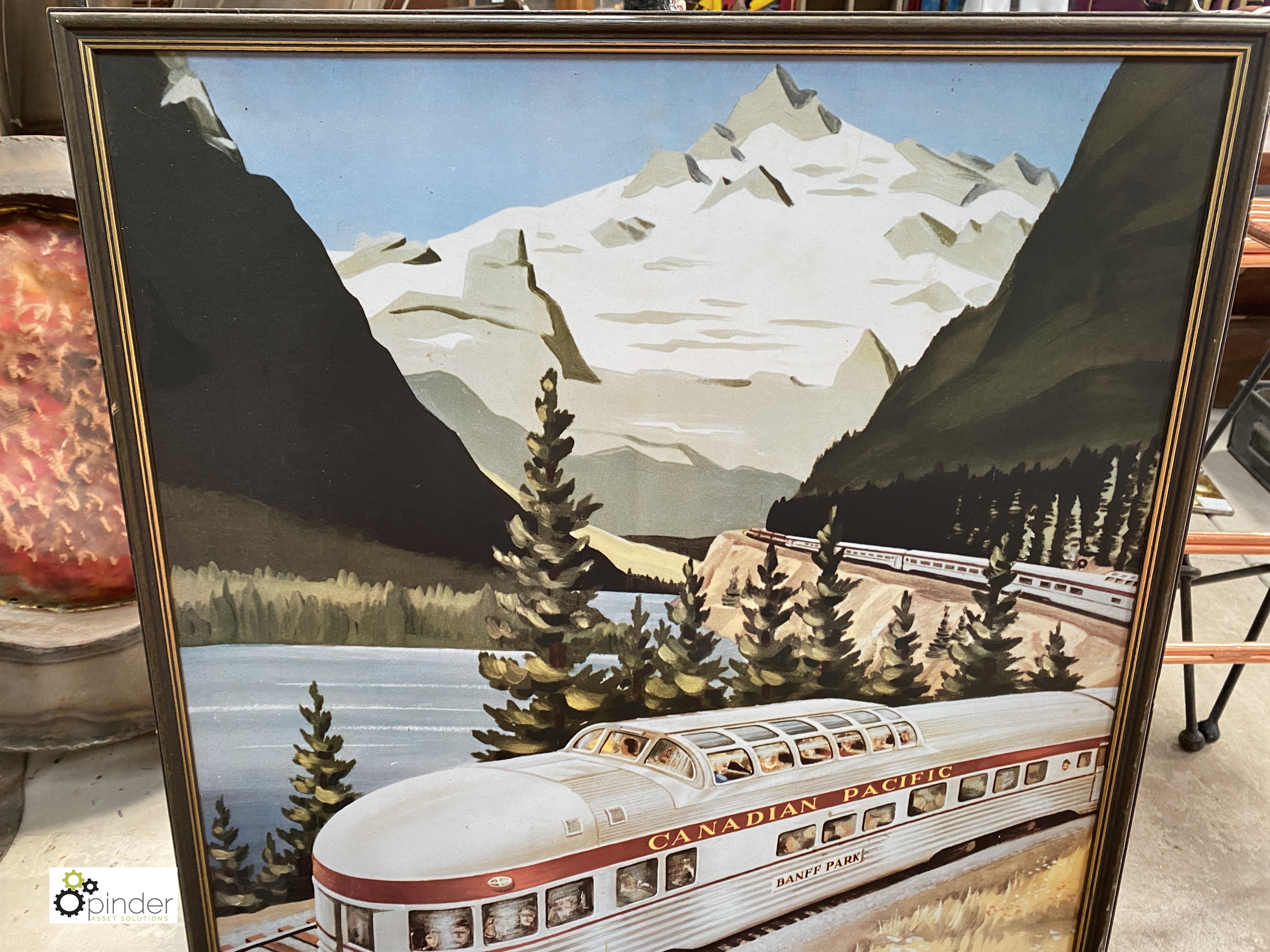 An original hardbacked print on card Travel Agent Advertisement ‘Canadian Pacific – The Canadian’, - Image 3 of 5