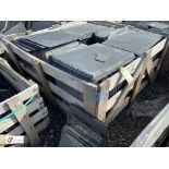 A large quantity Roof Slates and Halves, 20in x 15in, to crate