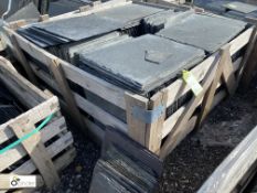 A large quantity Roof Slates and Halves, 20in x 15in, to crate