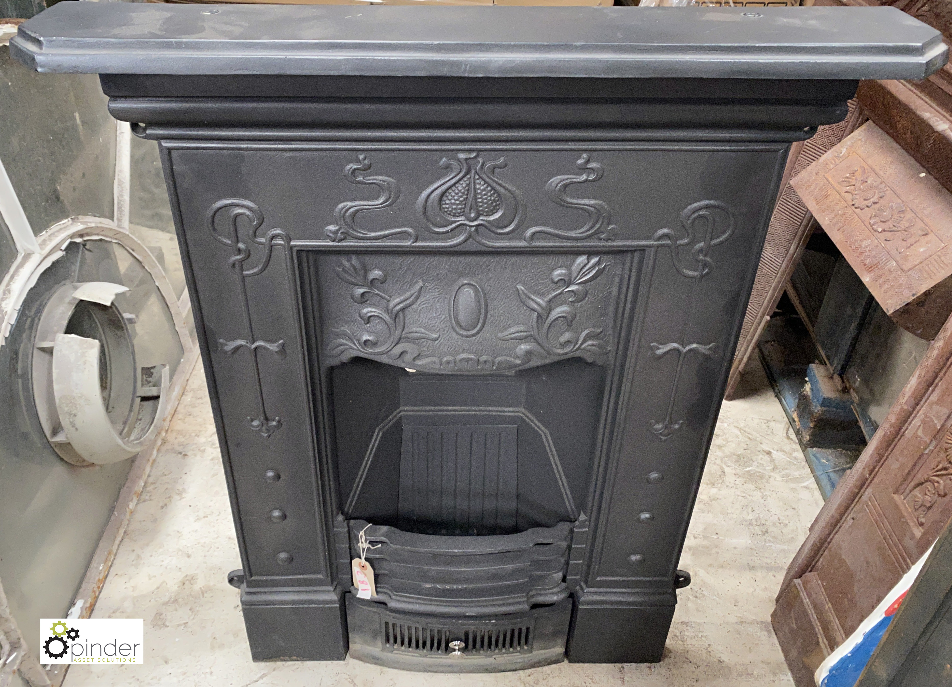 A restored cast iron combination Bedroom Fireplace, 930mm high x 700mm wide - Image 2 of 5