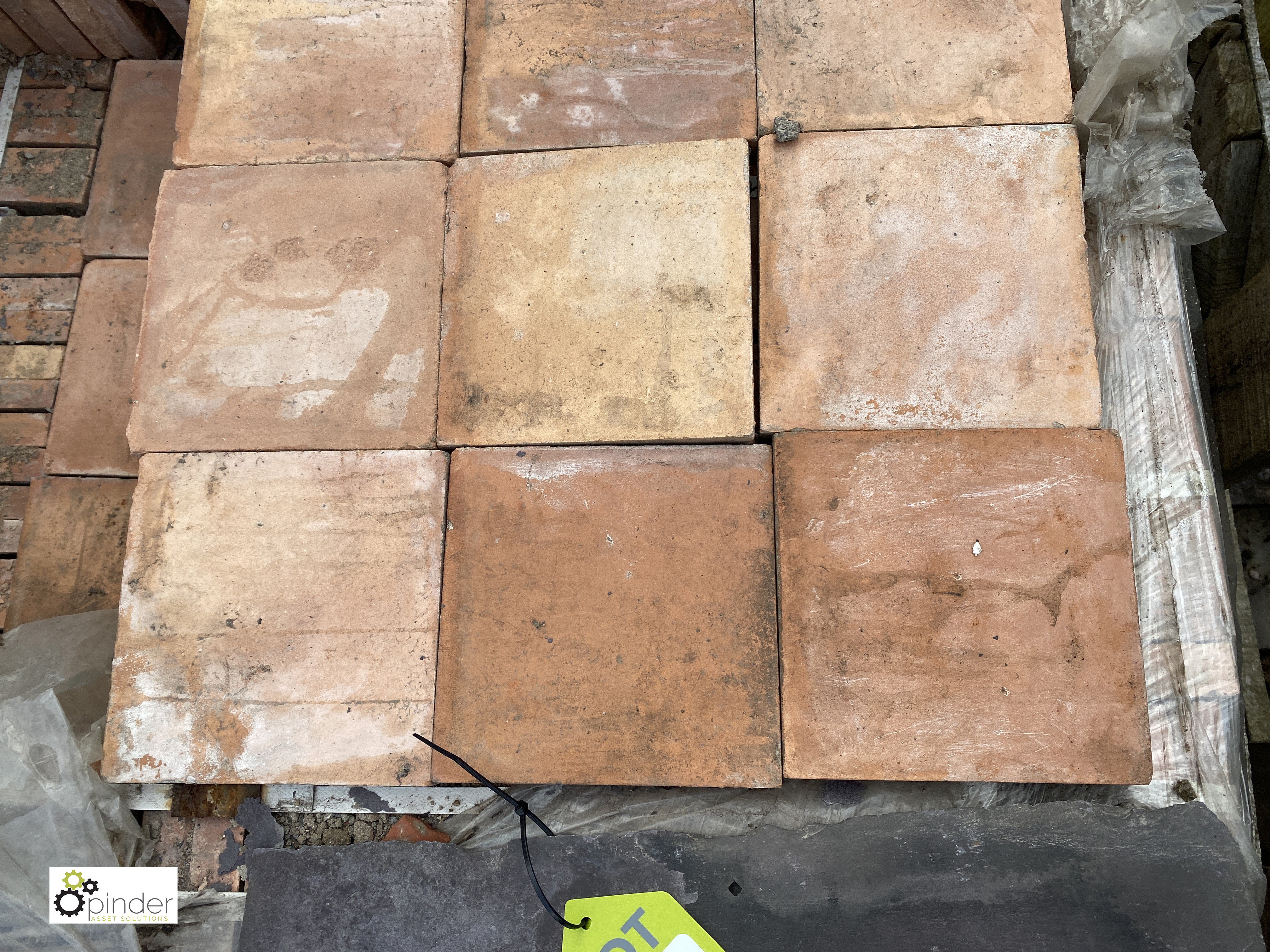 A large quantity reclaimed buff Quarry Tiles, 6in x 6in, to pallet - Image 2 of 5