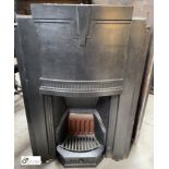 A restored cast iron Art Deco Bedroom Fireplace, 880mm high x 610mm wide