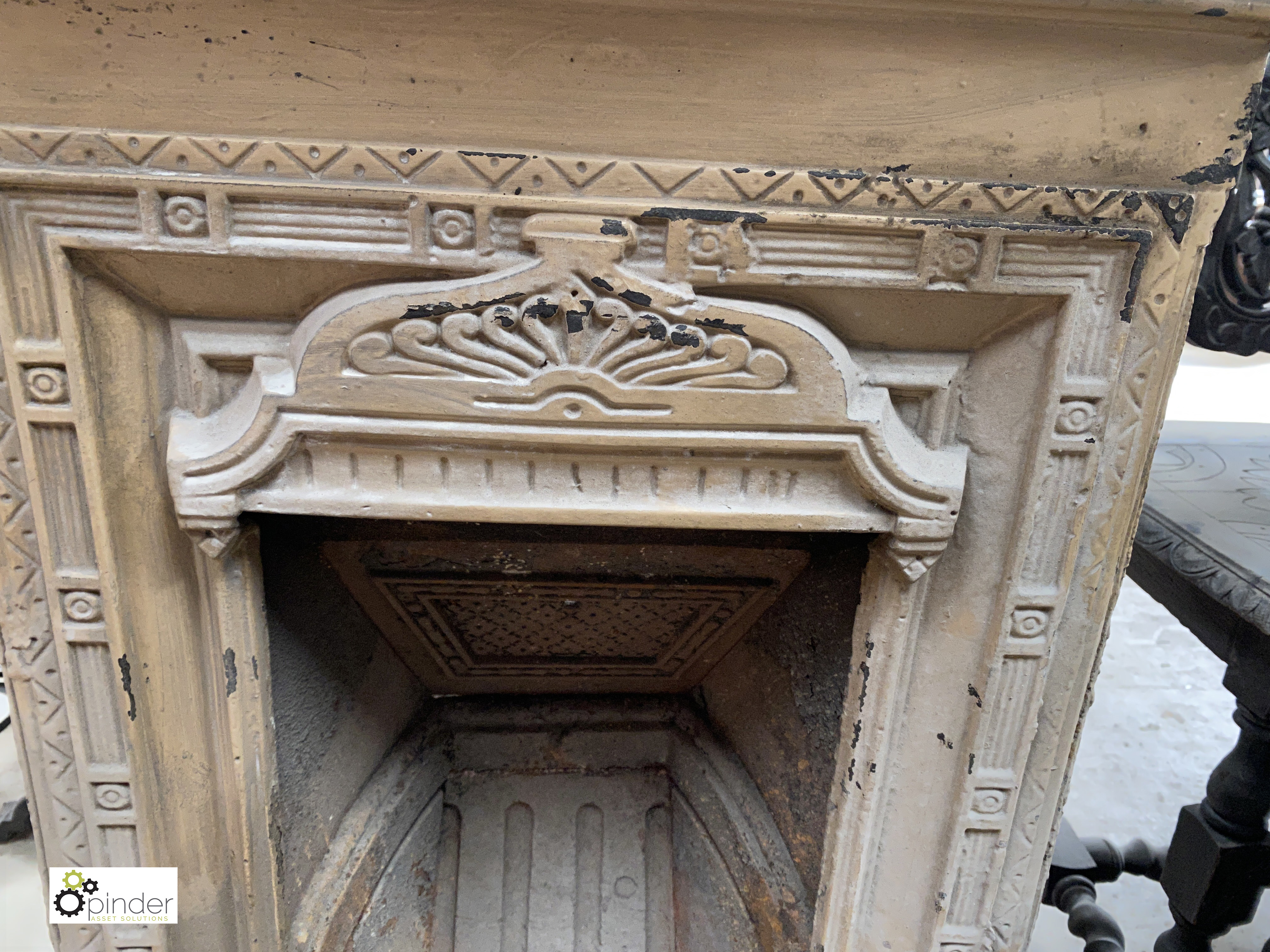 A cast iron combination Victorian Bedroom Fireplace, 910mm high x 670mm wide - Image 4 of 6