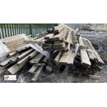 A quantity various reclaimed Timber