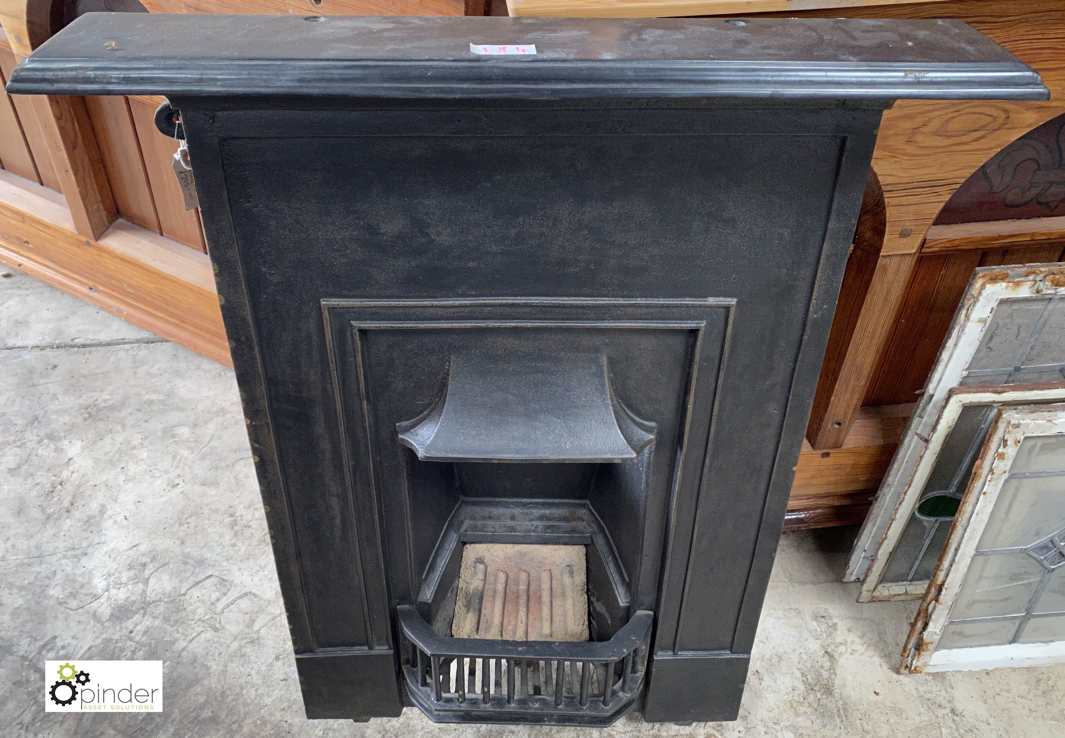 A restored cast iron combination Victorian Bedroom Fireplace, 940mm high x 740mm wide - Image 2 of 5