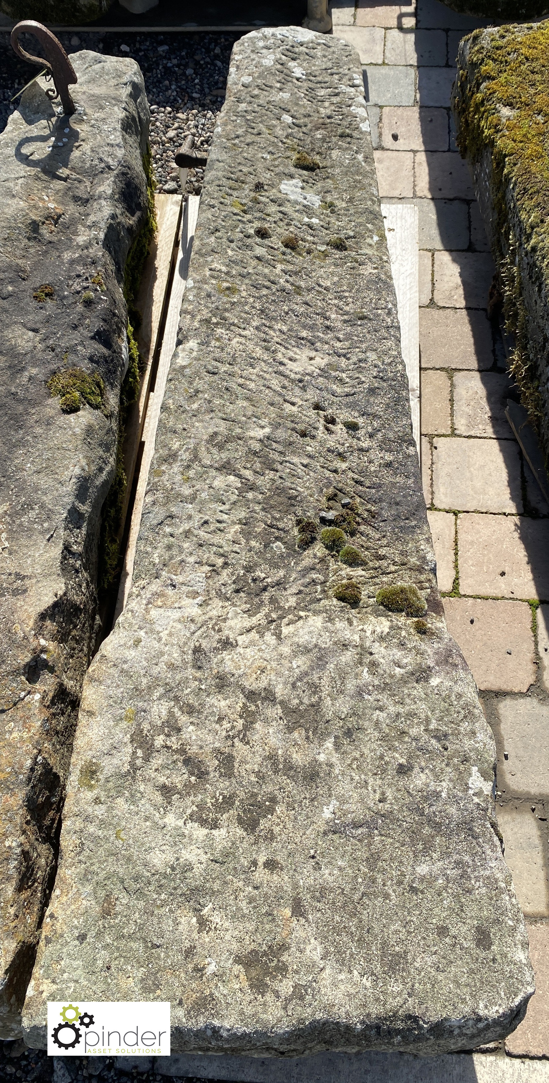 A reclaimed gritstone Post, 1700mm high