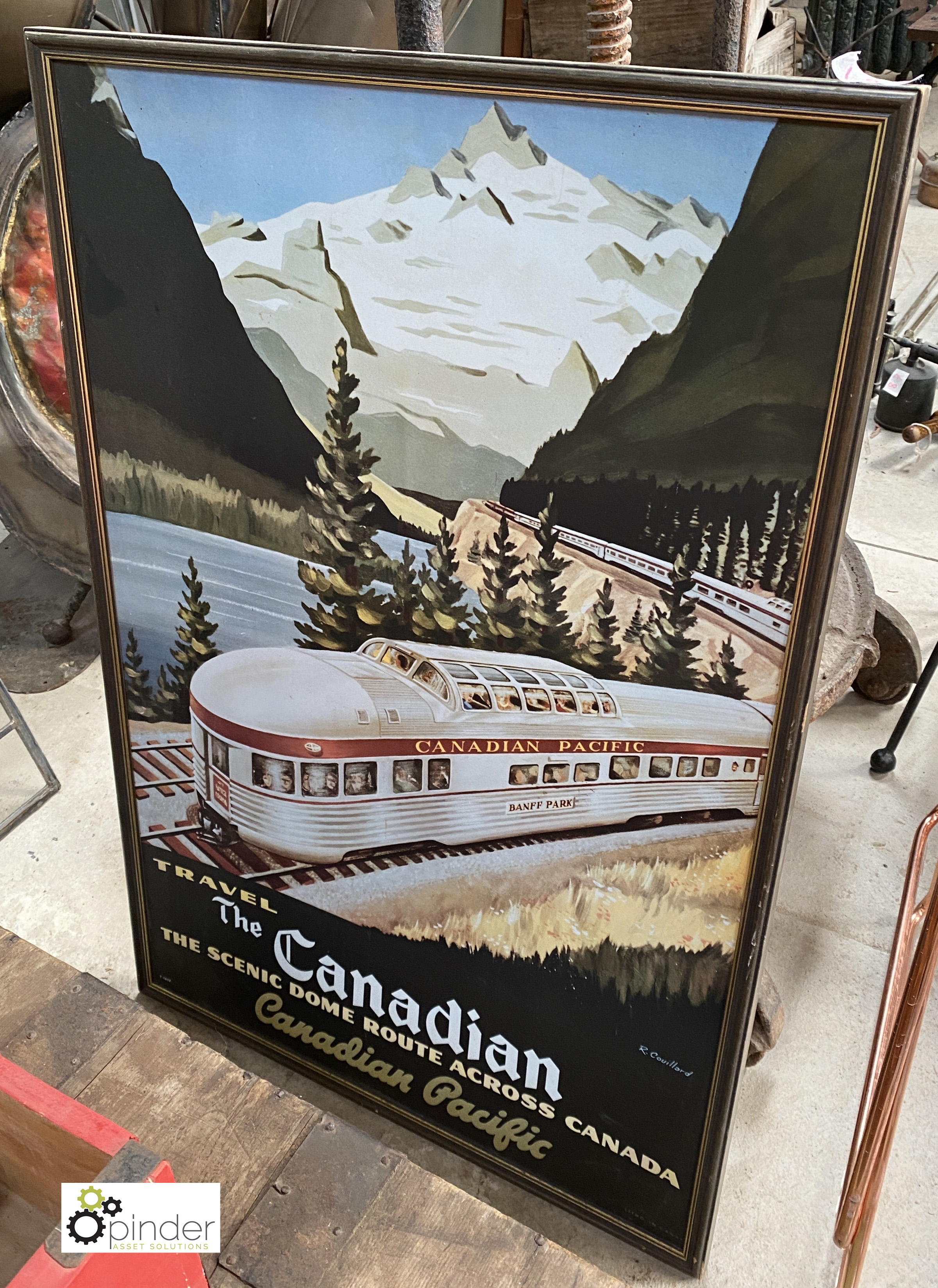 An original hardbacked print on card Travel Agent Advertisement ‘Canadian Pacific – The Canadian’, - Image 4 of 5