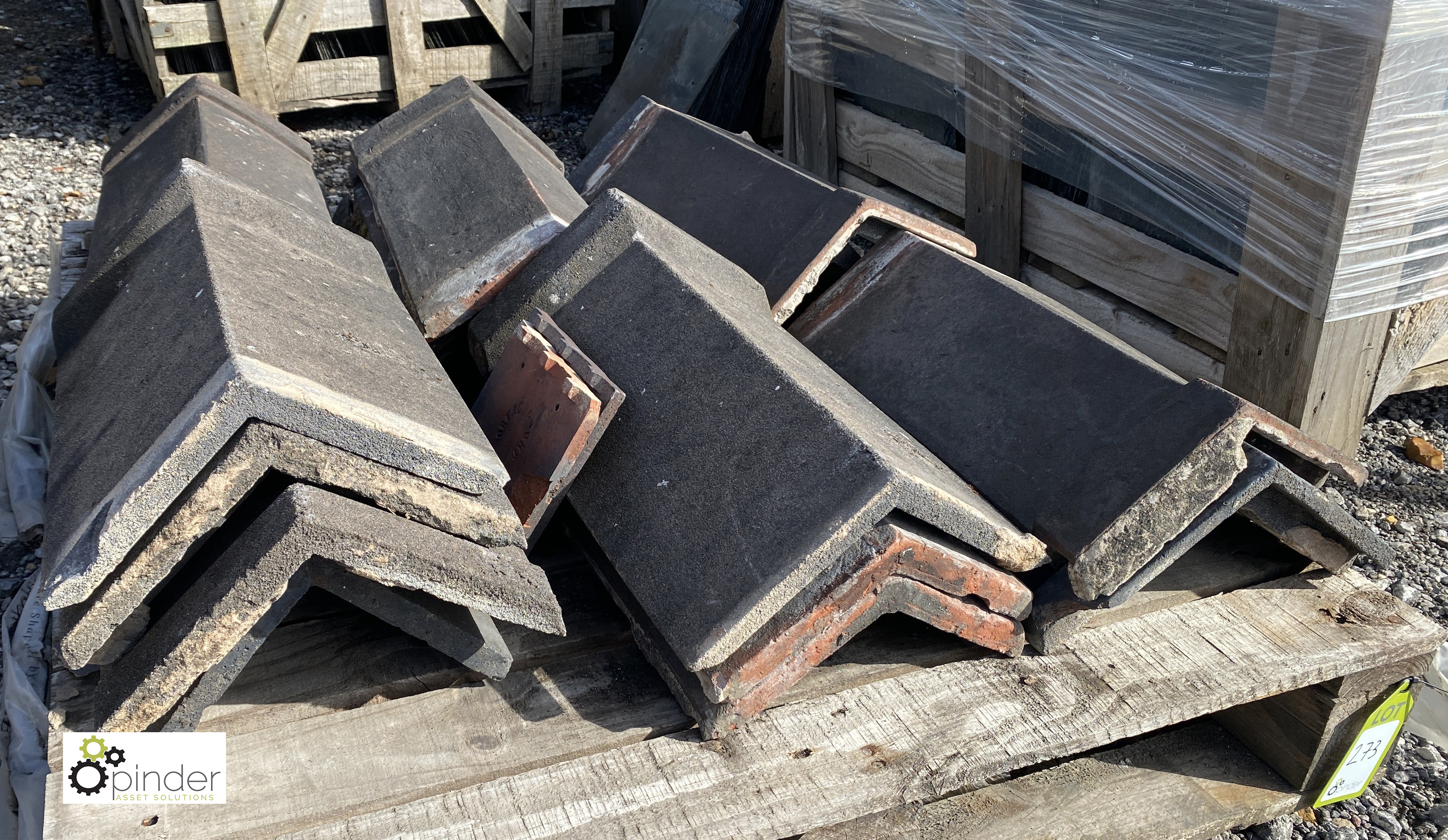 A quantity reclaimed Roof Ridges, to pallet