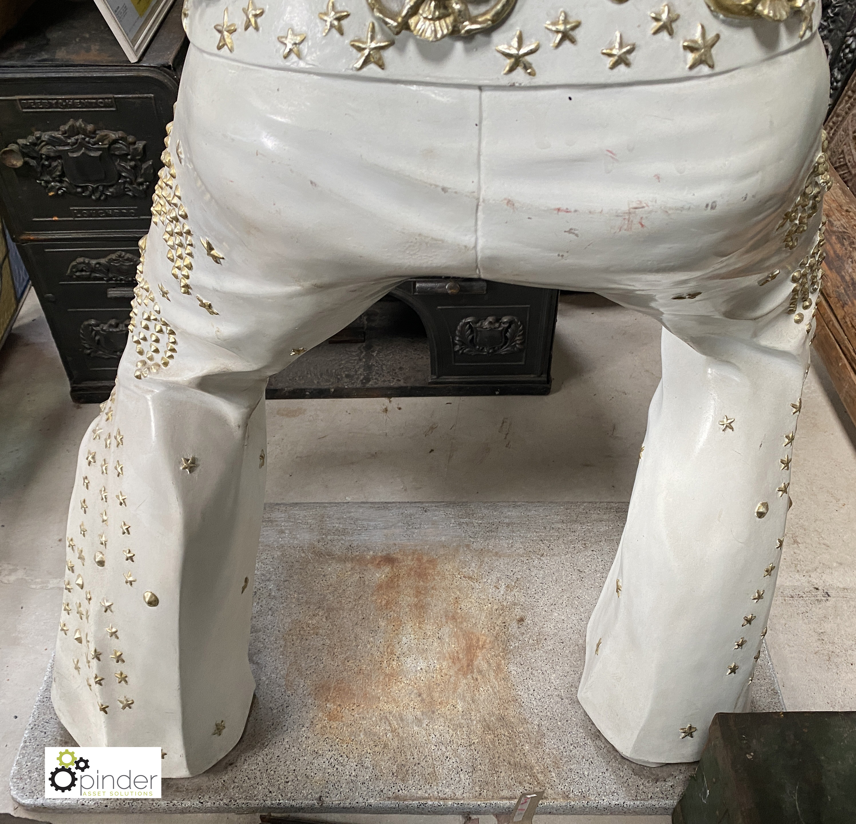 A life size ‘Elvis’ Statue, reclaimed from Blackpool Pier, 1700mm high x 490mm x 990mm - Image 12 of 15