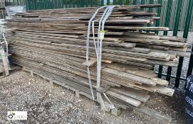 A large quantity various reclaimed Floorboards