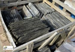 A quantity reclaimed Roofing Slates, 16in x 10in, to crate