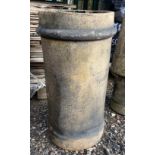 A buff reclaimed Cannon Chimney Pot, 650mm high x