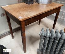 A period oak Console Table, circa 1930s, 770mm high x 1090mm wide x 610mm deep