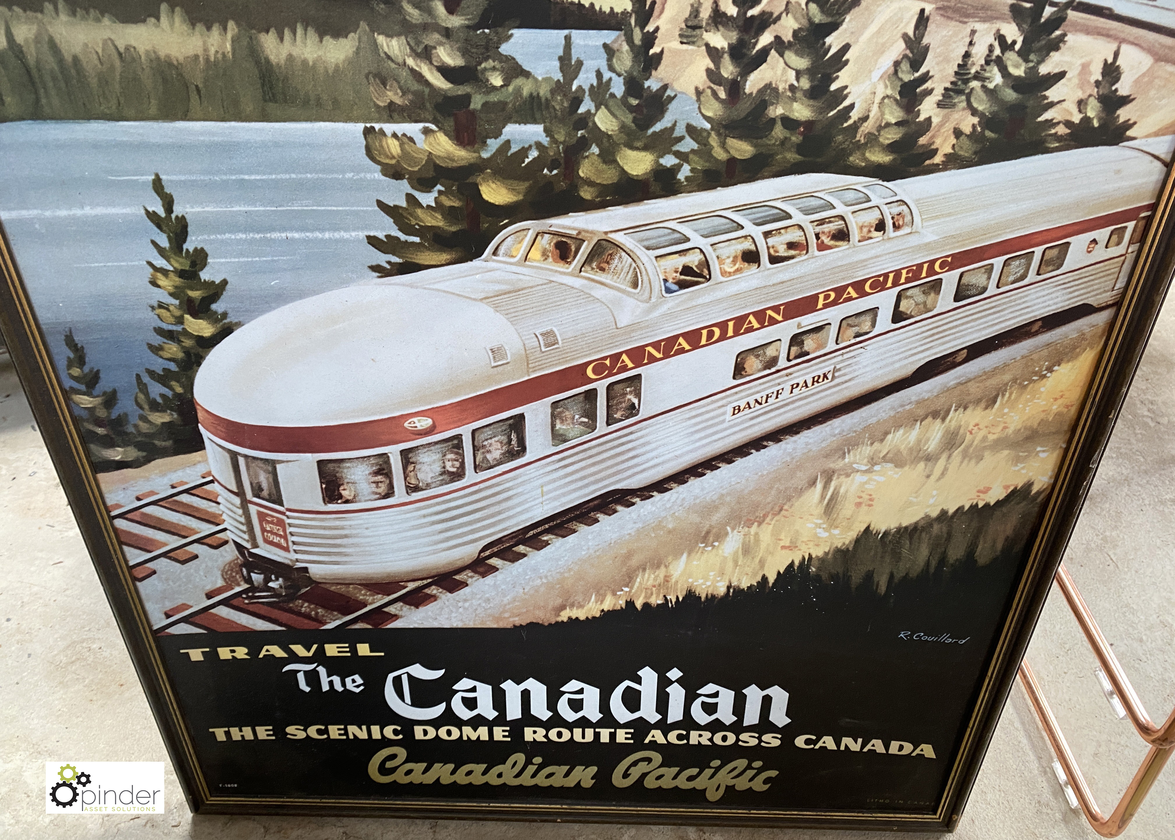 An original hardbacked print on card Travel Agent Advertisement ‘Canadian Pacific – The Canadian’, - Image 2 of 5