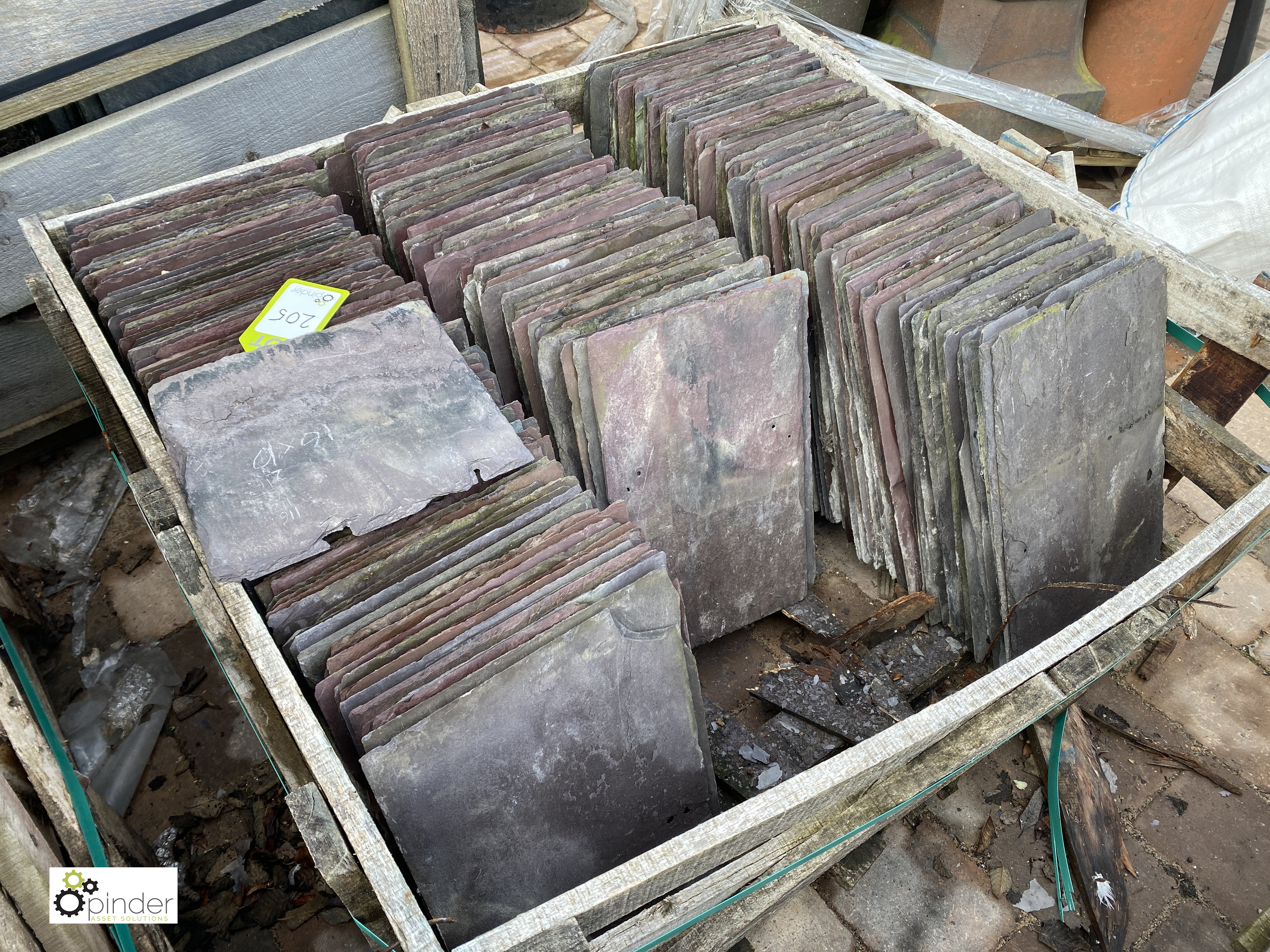 Approx. 290 reclaimed Roofing Slates, 16in x 10in
